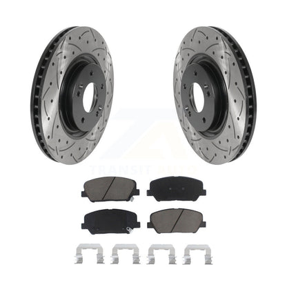 Coated Disc Rotors and Ceramic Brake Pads Kit-KDC-100214 - Kit.bestparts.ca