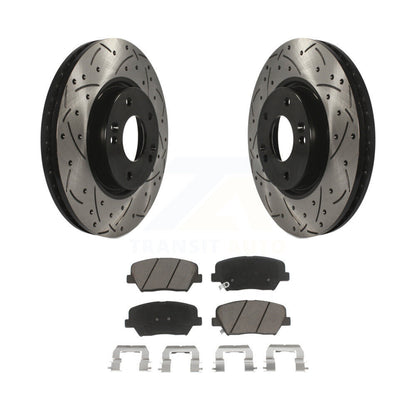 Coated Disc Rotors and Ceramic Brake Pads Kit-KDC-100215 - Kit.bestparts.ca