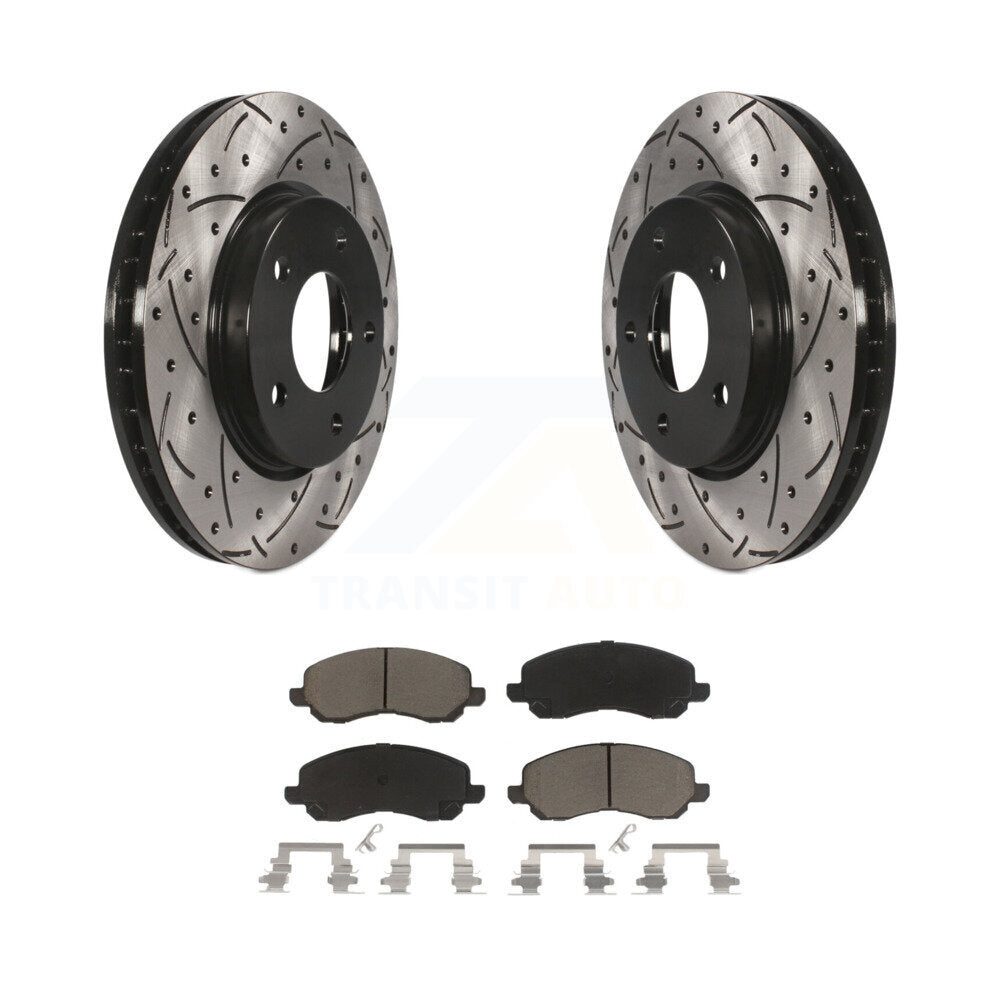 Coated Disc Rotors and Ceramic Brake Pads Kit-KDC-100218 - Kit.bestparts.ca Kit.bestparts.ca