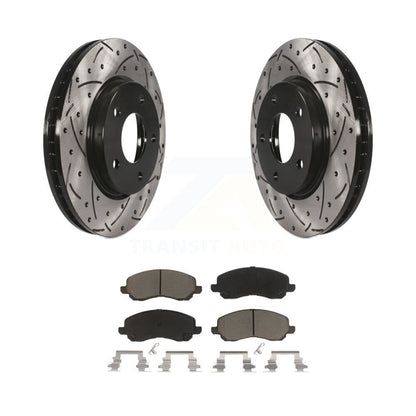 Coated Disc Rotors and Ceramic Brake Pads Kit-KDC-100218 - Kit.bestparts.ca