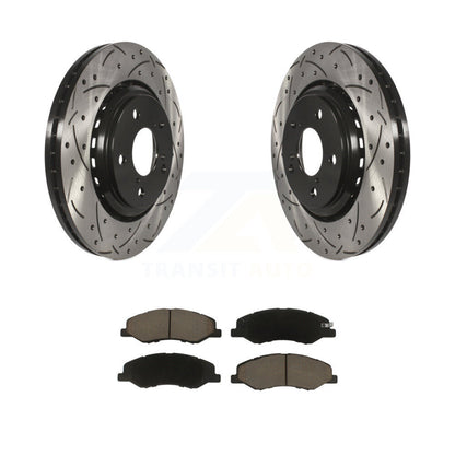 Coated Disc Rotors and Ceramic Brake Pads Kit-KDC-100221 - Kit.bestparts.ca