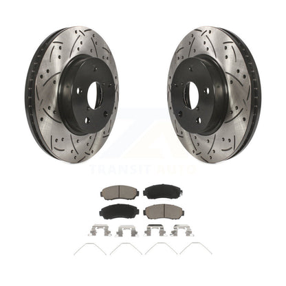 Coated Disc Rotors and Ceramic Brake Pads Kit-KDC-100232 - Kit.bestparts.ca