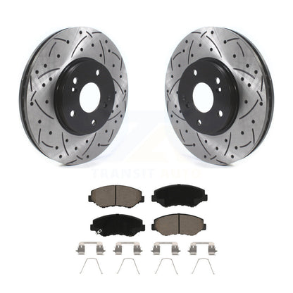 Coated Disc Rotors and Ceramic Brake Pads Kit-KDC-100234 - Kit.bestparts.ca