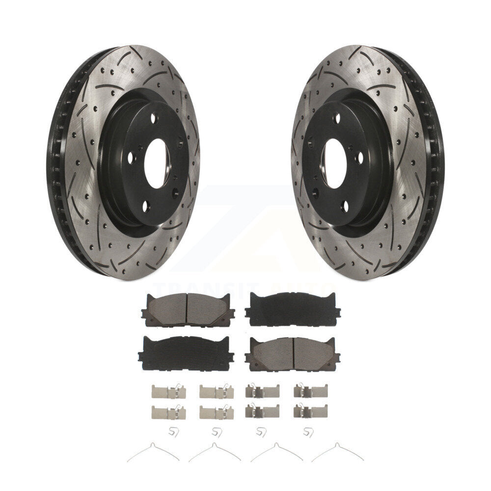 Coated Disc Rotors and Ceramic Brake Pads Kit-KDC-100237 - Kit.bestparts.ca Kit.bestparts.ca