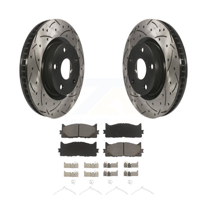 Coated Disc Rotors and Ceramic Brake Pads Kit-KDC-100237 - Kit.bestparts.ca