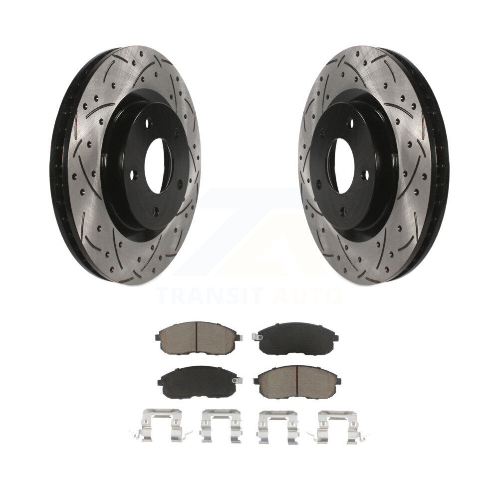 Coated Disc Rotors and Ceramic Brake Pads Kit-KDC-100242 - Kit.bestparts.ca