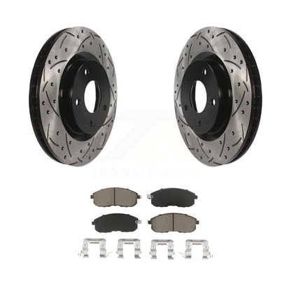 Coated Disc Rotors and Ceramic Brake Pads Kit-KDC-100242 - Kit.bestparts.ca