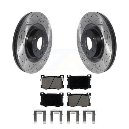 Coated Disc Rotors and Ceramic Brake Pads Kit-KDC-100247 - Kit.bestparts.ca