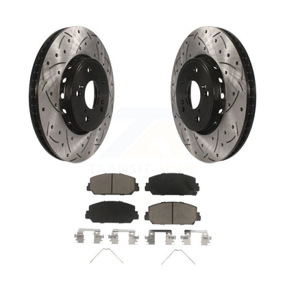 Coated Disc Rotors and Ceramic Brake Pads Kit-KDC-100251 - Kit.bestparts.ca