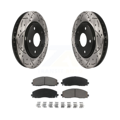 Coated Disc Rotors and Ceramic Brake Pads Kit-KDC-100259 - Kit.bestparts.ca