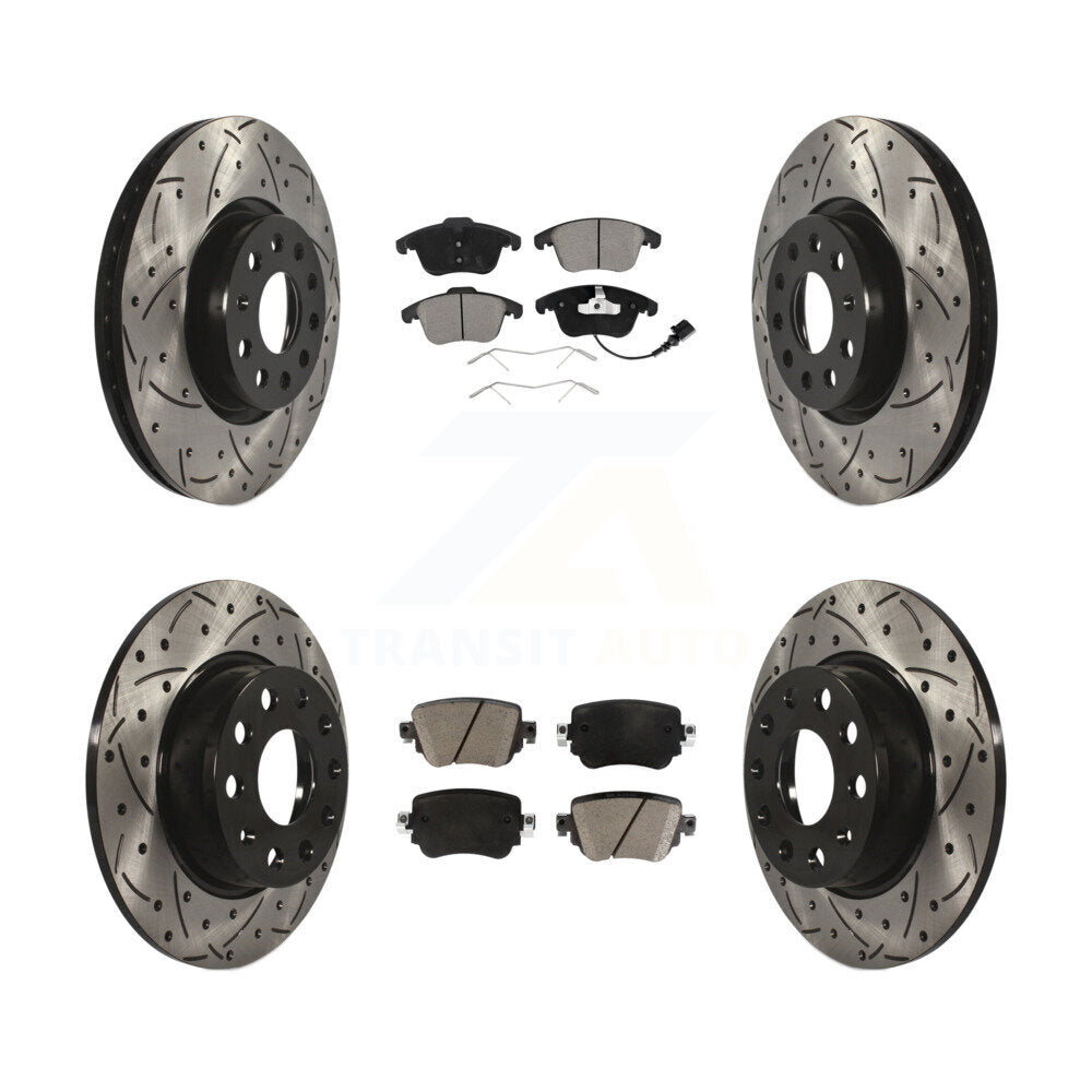 Disc Rotors and Ceramic Brake Pads Kit-KDC-100300 - Kit.bestparts.ca