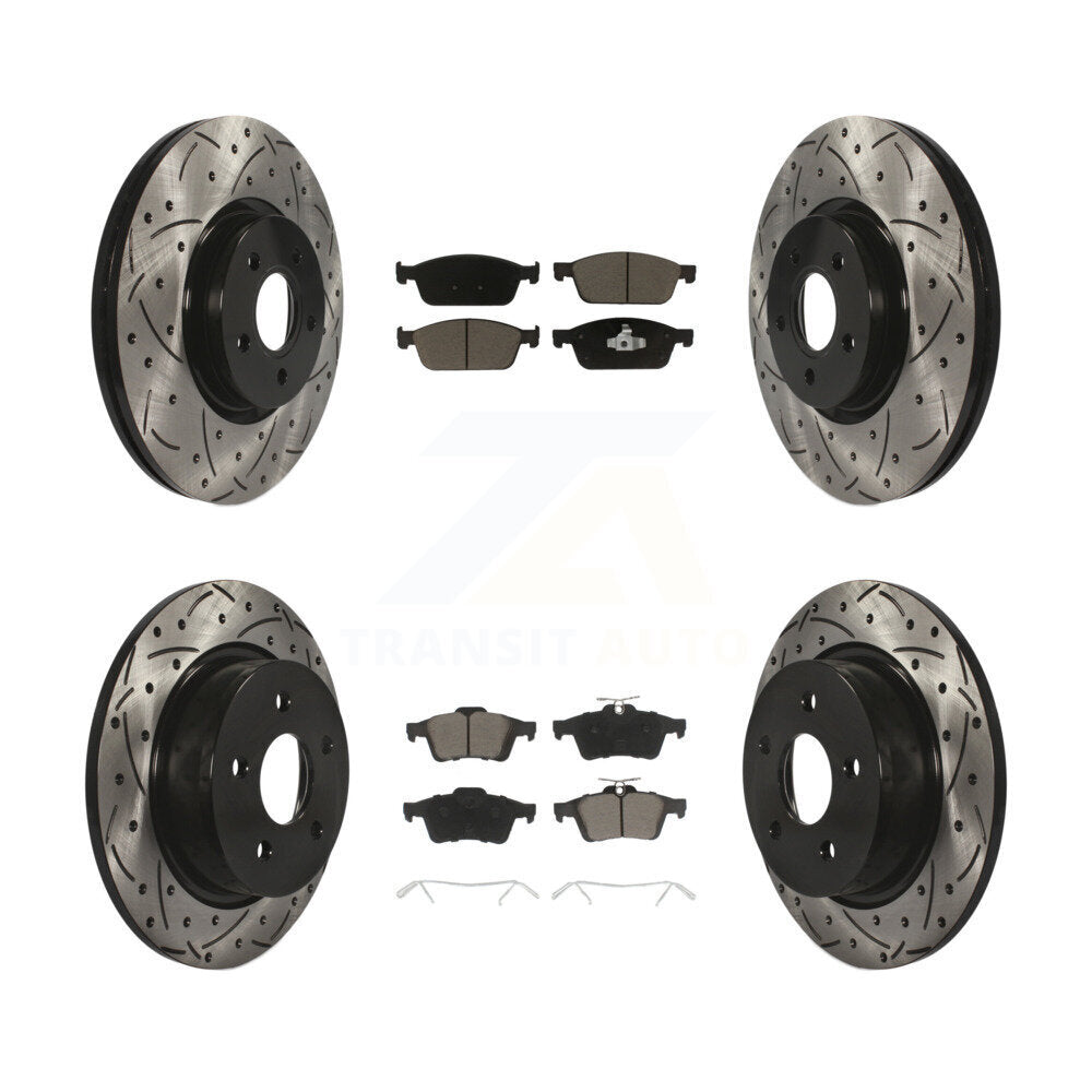Disc Rotors and Ceramic Brake Pads Kit-KDC-100322 - Kit.bestparts.ca