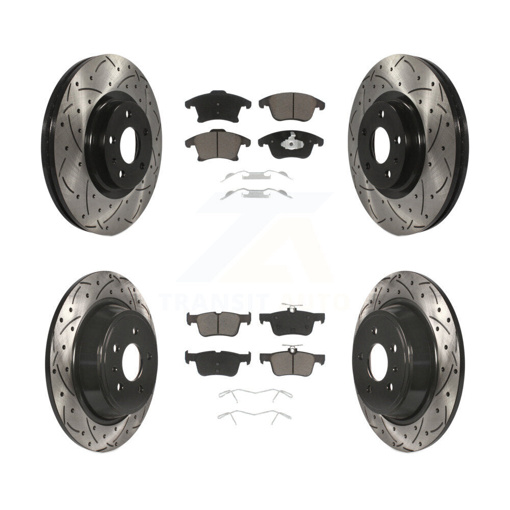 Disc Rotors and Ceramic Brake Pads Kit-KDC-100358 - Kit.bestparts.ca