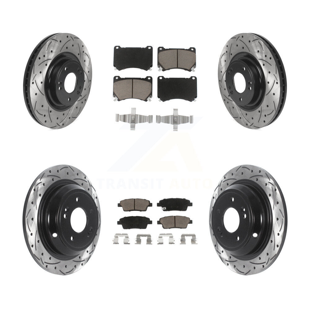 Disc Rotors and Ceramic Brake Pads Kit-KDC-100369 - Kit.bestparts.ca
