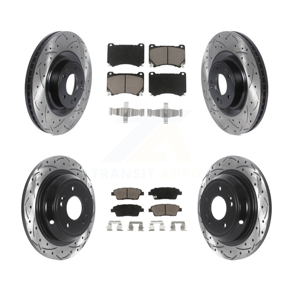Disc Rotors and Ceramic Brake Pads Kit-KDC-100370 - Kit.bestparts.ca Kit.bestparts.ca