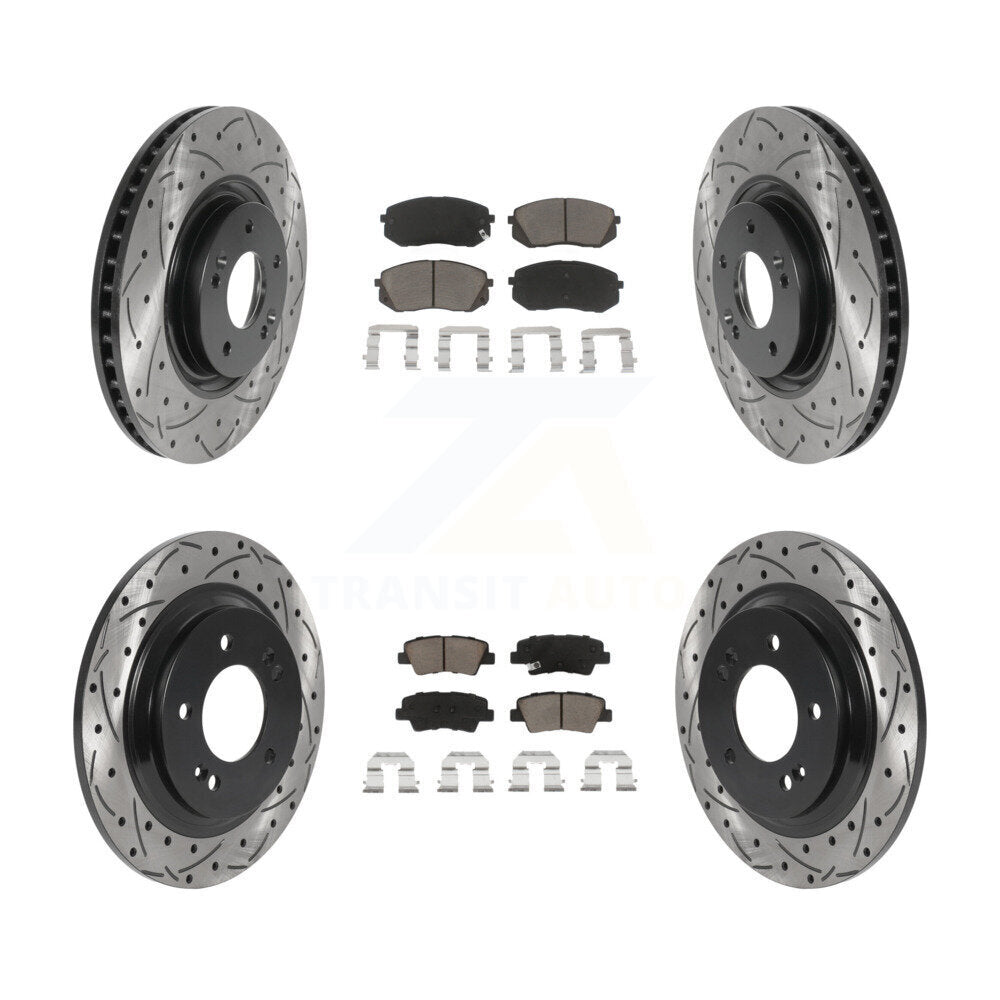 Disc Rotors and Ceramic Brake Pads Kit-KDC-100384 - Kit.bestparts.ca