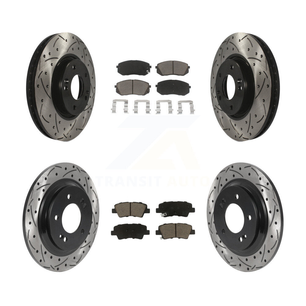 Disc Rotors and Ceramic Brake Pads Kit-KDC-100395 - Kit.bestparts.ca