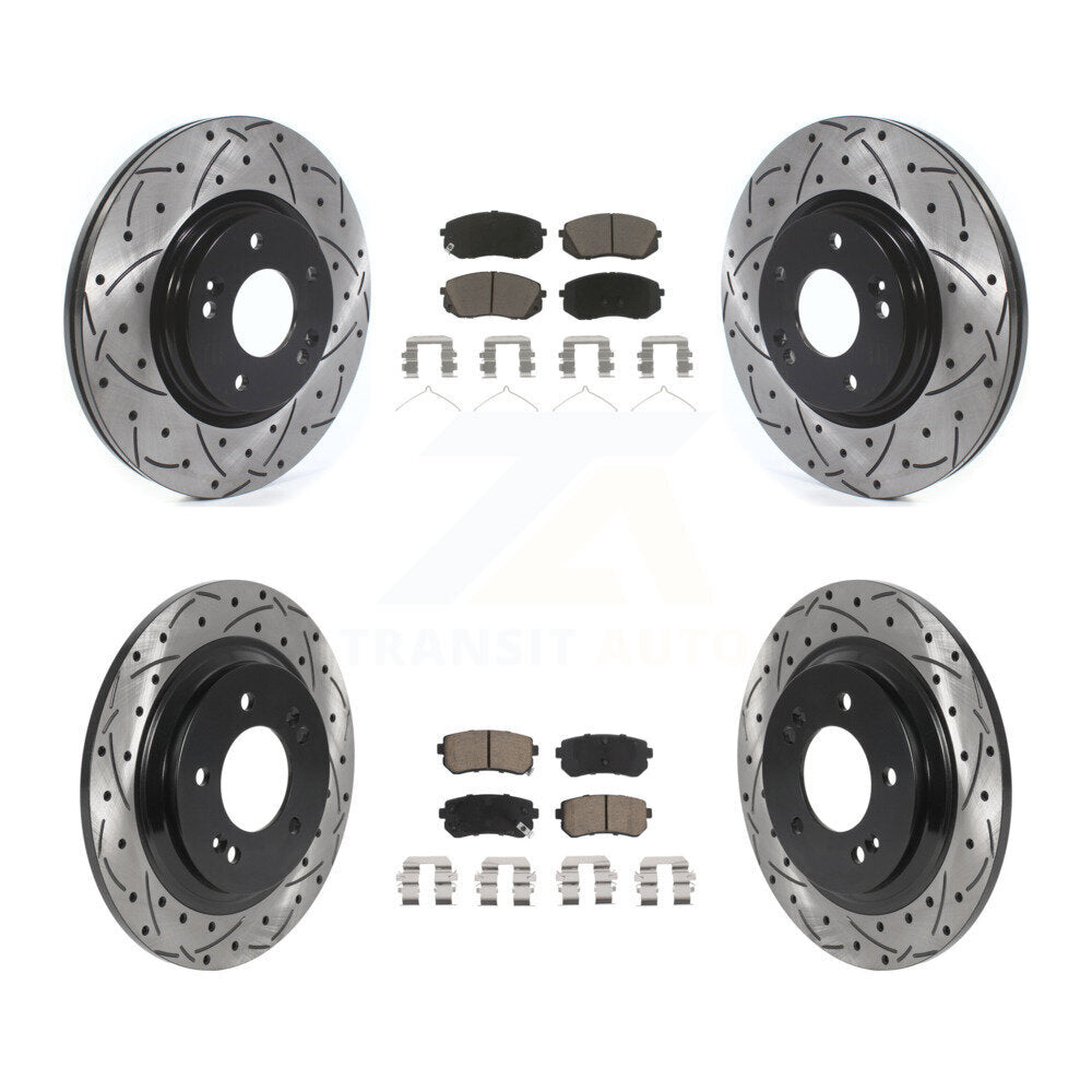 Disc Rotors and Ceramic Brake Pads Kit-KDC-100399 - Kit.bestparts.ca Kit.bestparts.ca