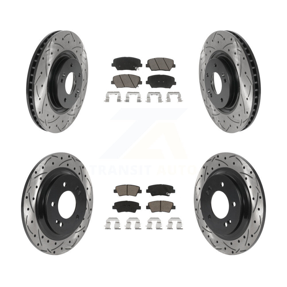 Disc Rotors and Ceramic Brake Pads Kit-KDC-100408 - Kit.bestparts.ca