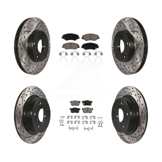 Disc Rotors and Ceramic Brake Pads Kit-KDC-100429