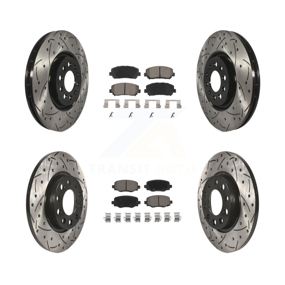 Disc Rotors and Ceramic Brake Pads Kit-KDC-100435 - Kit.bestparts.ca
