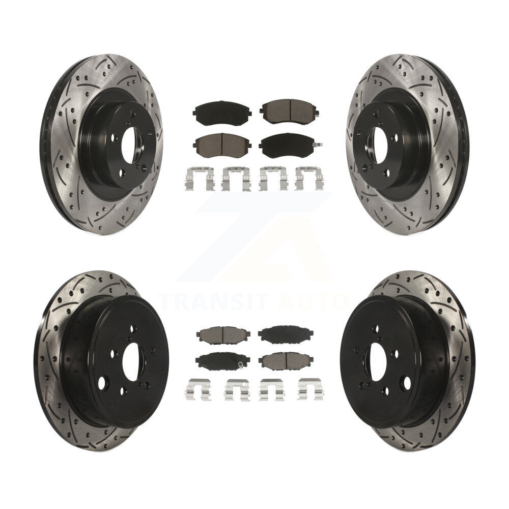 Disc Rotors and Ceramic Brake Pads Kit-KDC-100447 - Kit.bestparts.ca