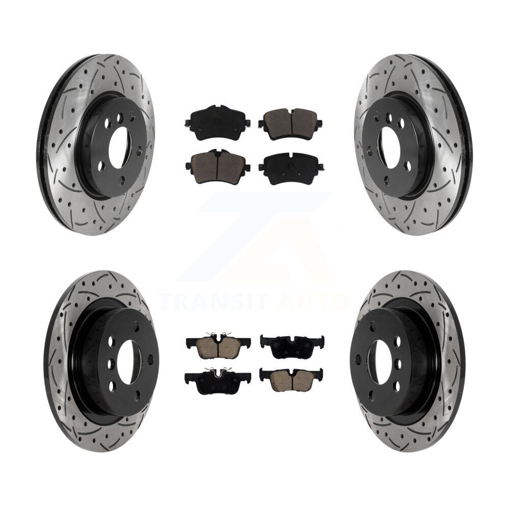 Coated Disc Rotors and Ceramic Brake Pads Kit-KDC-100498 - Kit.bestparts.ca