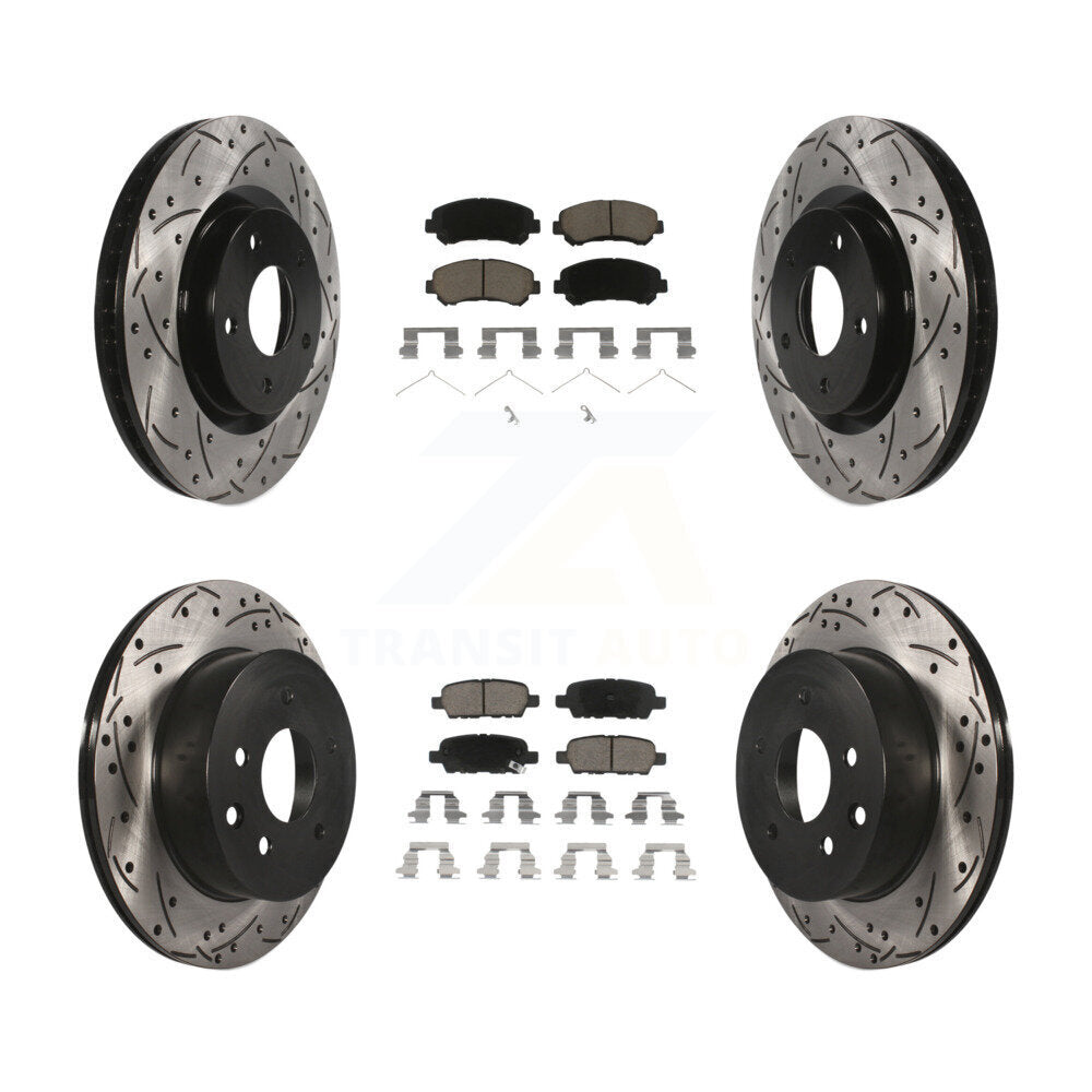 Disc Rotors and Ceramic Brake Pads Kit-KDC-100582 - Kit.bestparts.ca
