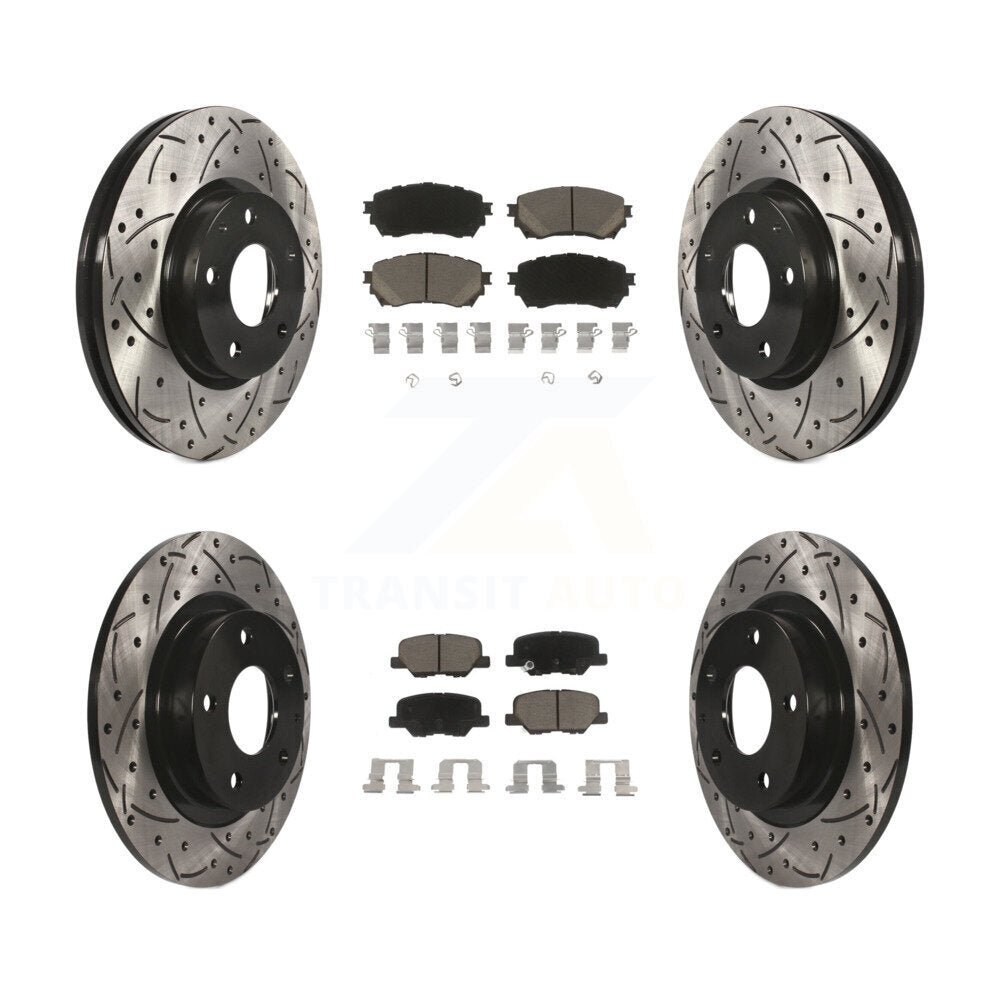 Disc Rotors and Ceramic Brake Pads Kit-KDC-100604 - Kit.bestparts.ca