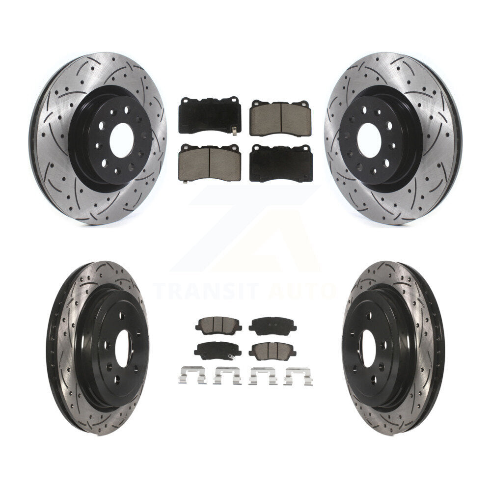 Disc Rotors and Ceramic Brake Pads Kit-KDC-100646 - Kit.bestparts.ca