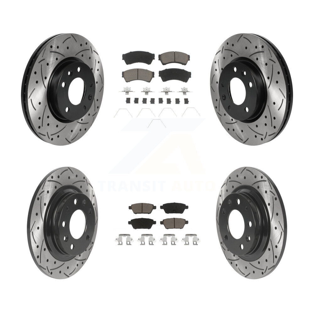 Disc Rotors and Ceramic Brake Pads Kit-KDC-100672 - Kit.bestparts.ca