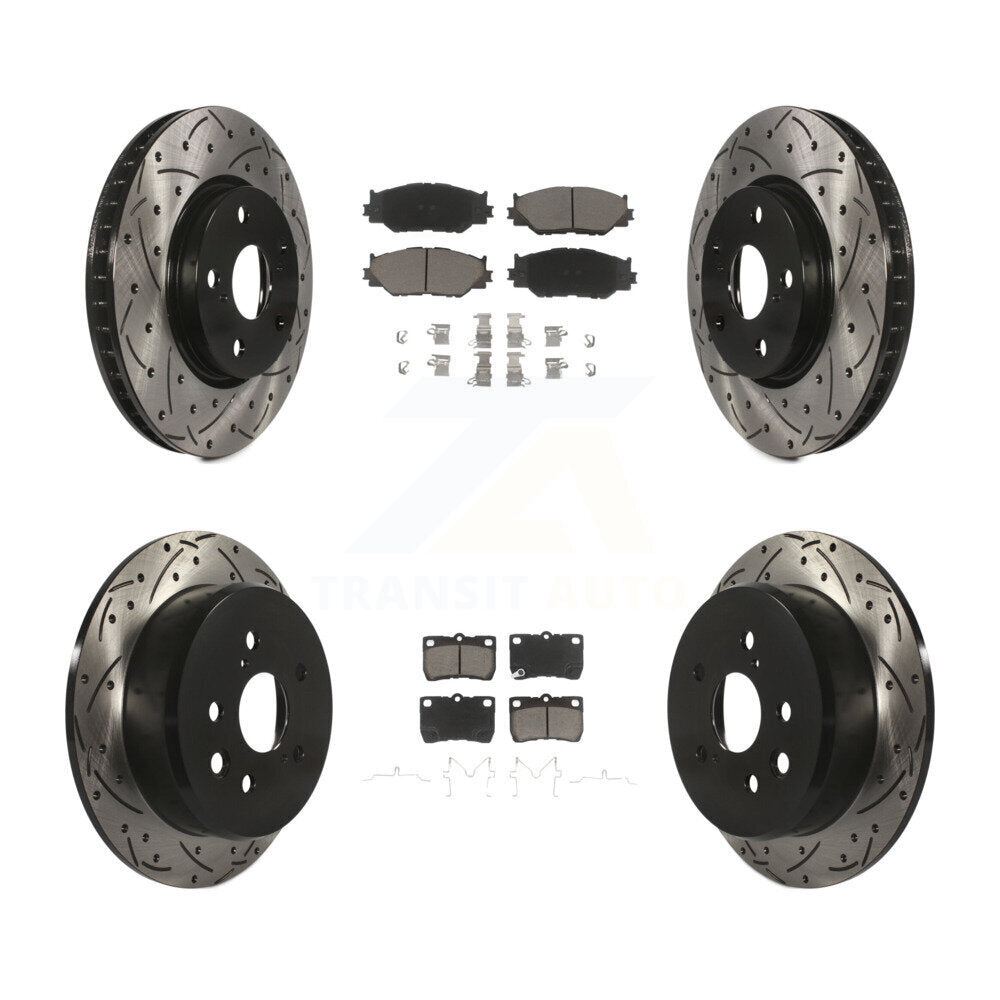 Disc Rotors and Ceramic Brake Pads Kit-KDC-100681 - Kit.bestparts.ca