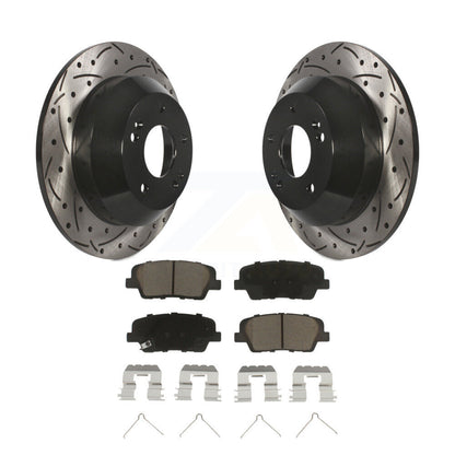 Coated Disc Rotors and Ceramic Brake Pads Kit-KDC-100698 - Kit.bestparts.ca