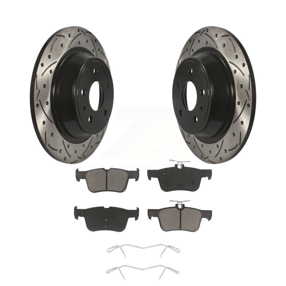 Coated Disc Rotors and Ceramic Brake Pads Kit-KDC-100750 - Kit.bestparts.ca