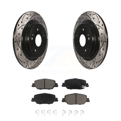Coated Disc Rotors and Ceramic Brake Pads Kit-KDC-100756 - Kit.bestparts.ca