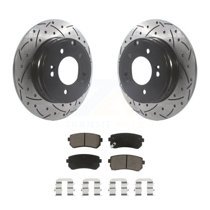 Coated Disc Rotors and Ceramic Brake Pads Kit-KDC-100762 - Kit.bestparts.ca