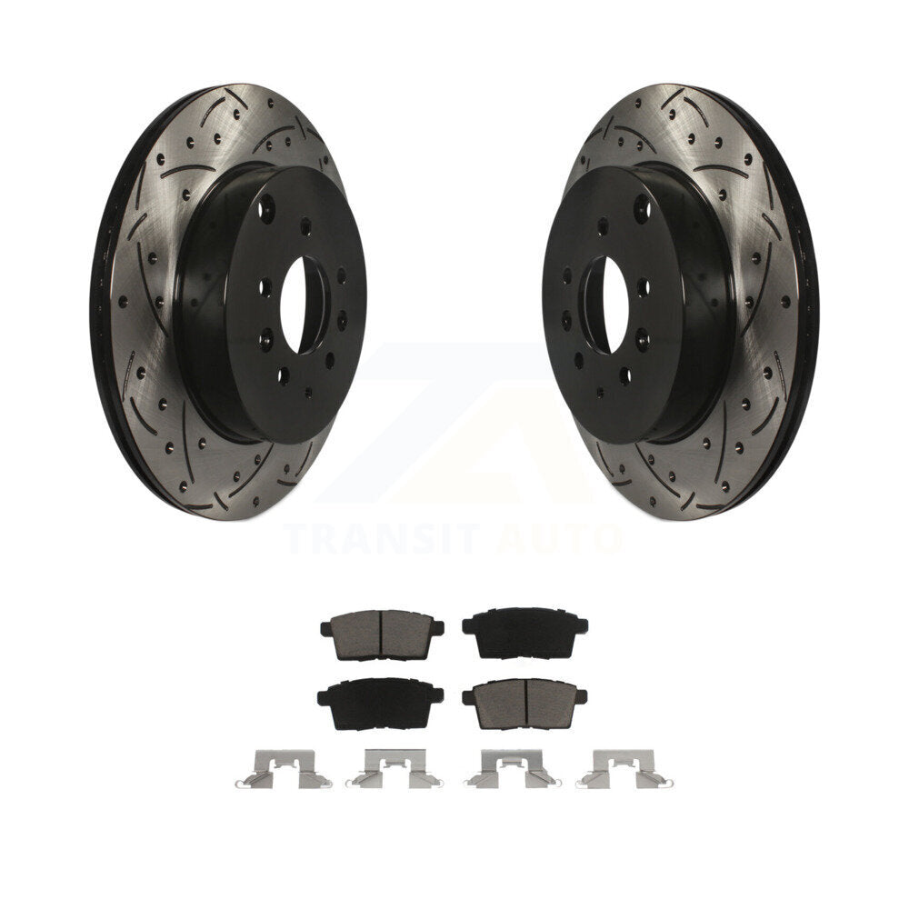 Coated Disc Rotors and Ceramic Brake Pads Kit-KDC-100776 - Kit.bestparts.ca Kit.bestparts.ca