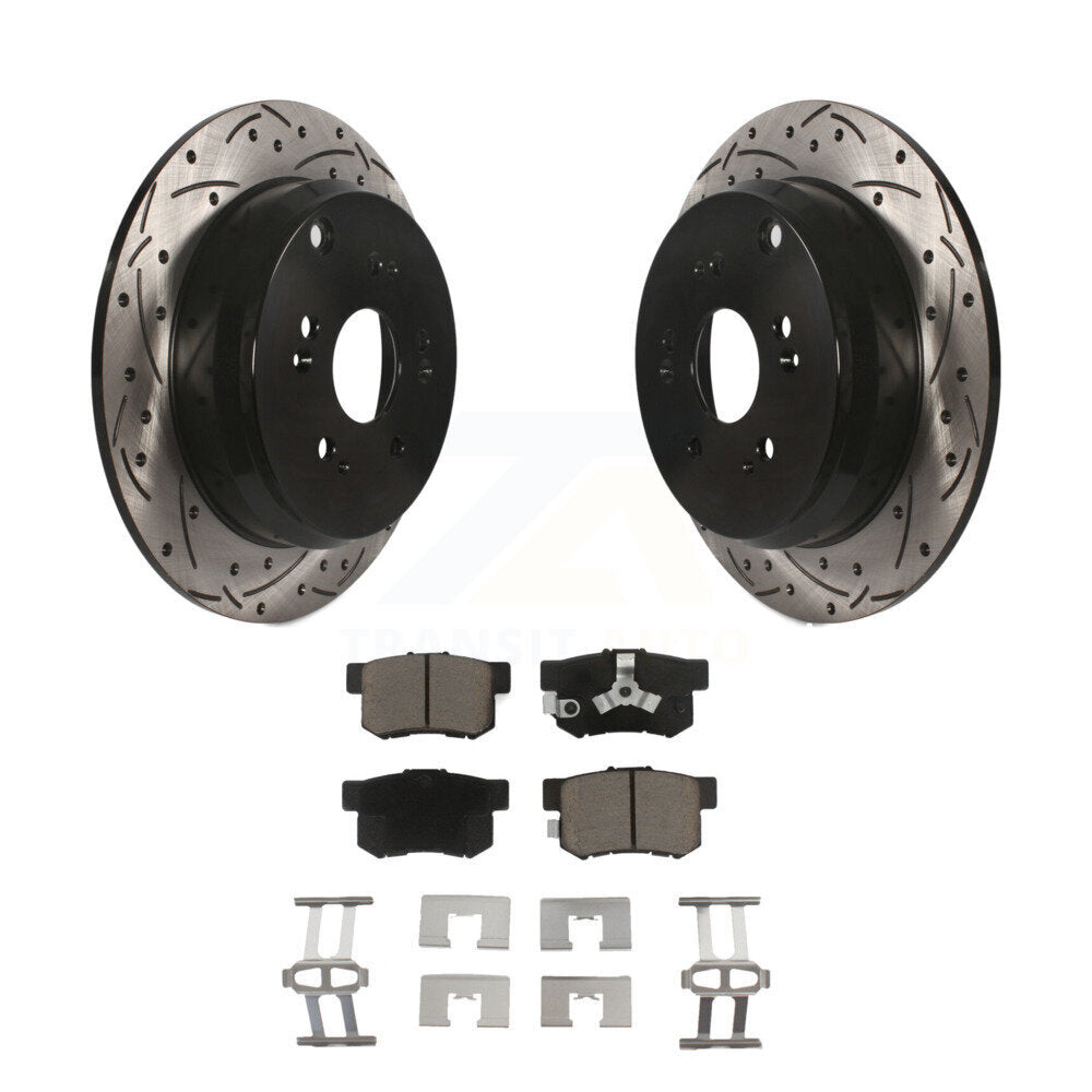 Coated Disc Rotors and Ceramic Brake Pads Kit-KDC-100781 - Kit.bestparts.ca