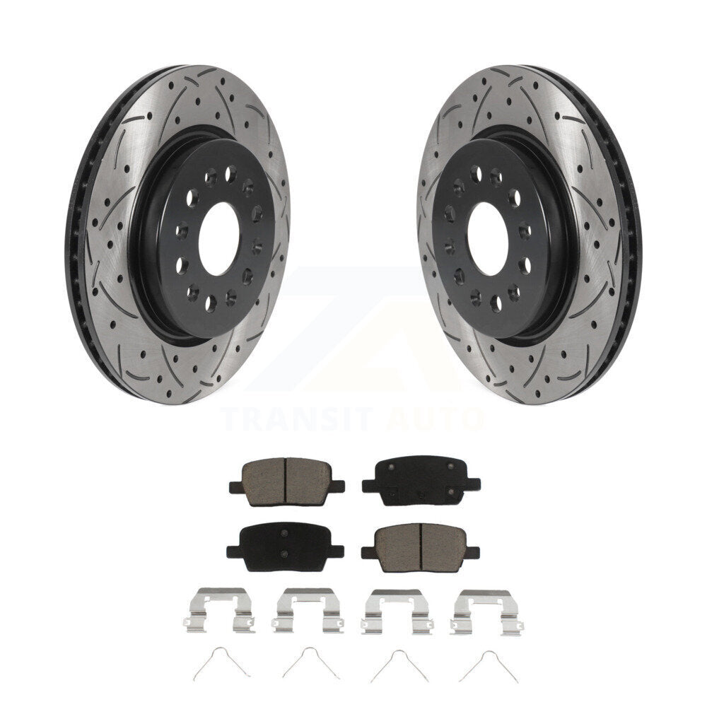 Coated Disc Rotors and Ceramic Brake Pads Kit-KDC-100785 - Kit.bestparts.ca Kit.bestparts.ca