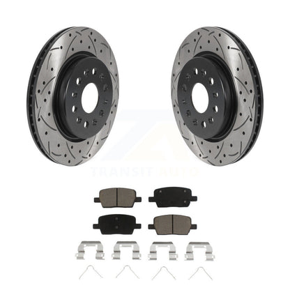 Coated Disc Rotors and Ceramic Brake Pads Kit-KDC-100785 - Kit.bestparts.ca