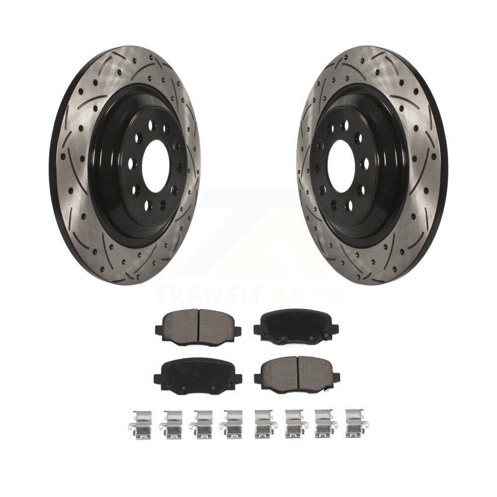 Coated Disc Rotors and Ceramic Brake Pads Kit-KDC-100789 - Kit.bestparts.ca Kit.bestparts.ca