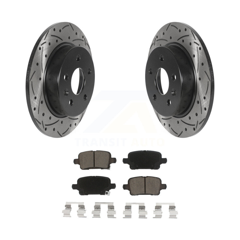 Coated Disc Rotors and Ceramic Brake Pads Kit-KDC-100792 - Kit.bestparts.ca