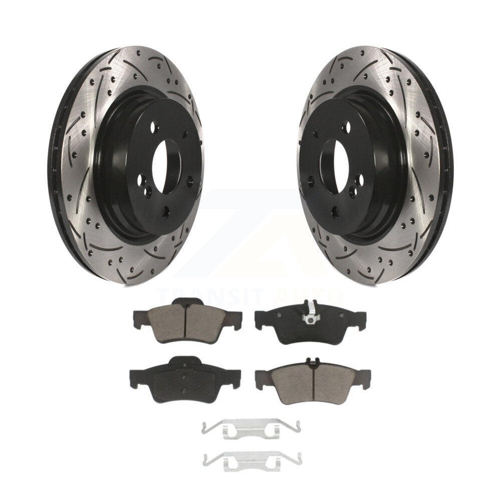 Coated Disc Rotors and Ceramic Brake Pads Kit-KDC-100836 - Kit.bestparts.ca