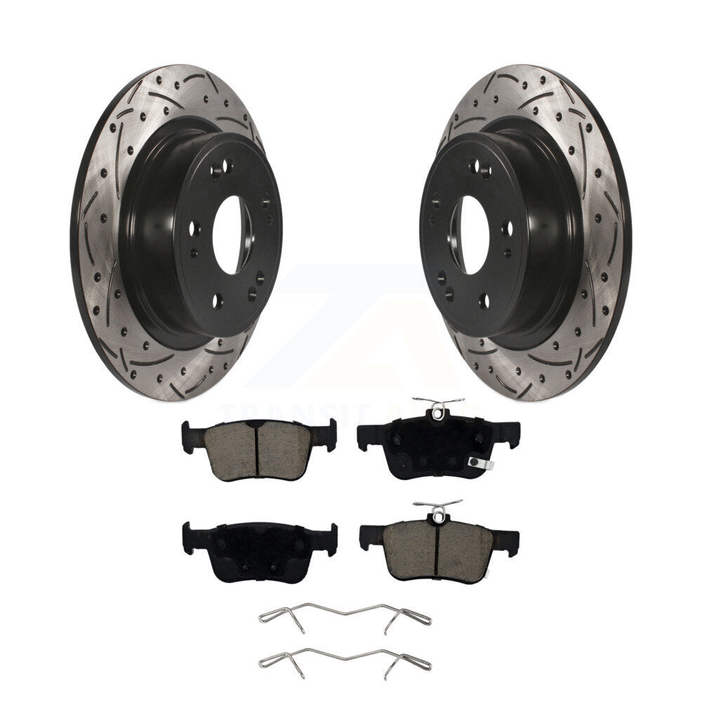 Coated Disc Rotors and Ceramic Brake Pads Kit-KDC-100860 - Kit.bestparts.ca Kit.bestparts.ca