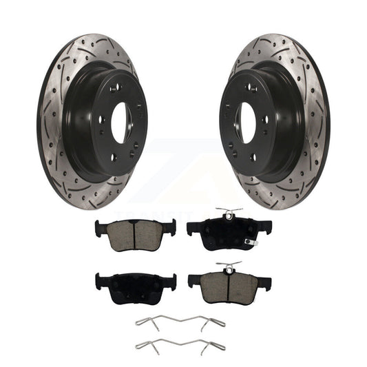 Coated Disc Rotors and Ceramic Brake Pads Kit-KDC-100860 - Kit.bestparts.ca