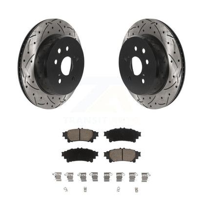 Coated Disc Rotors and Ceramic Brake Pads Kit-KDC-100873 - Kit.bestparts.ca