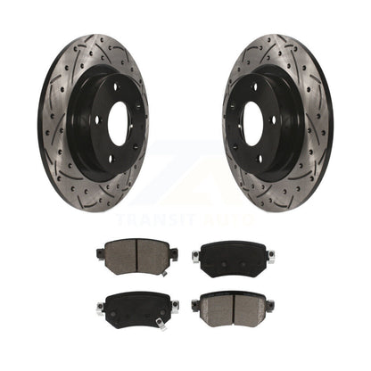 Coated Disc Rotors and Ceramic Brake Pads Kit-KDC-100877 - Kit.bestparts.ca