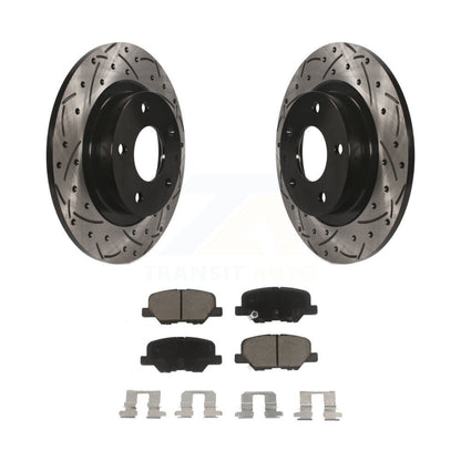 Coated Disc Rotors and Ceramic Brake Pads Kit-KDC-100887 - Kit.bestparts.ca