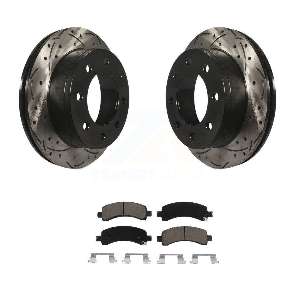 Coated Disc Rotors and Ceramic Brake Pads Kit-KDC-100888 - Kit.bestparts.ca