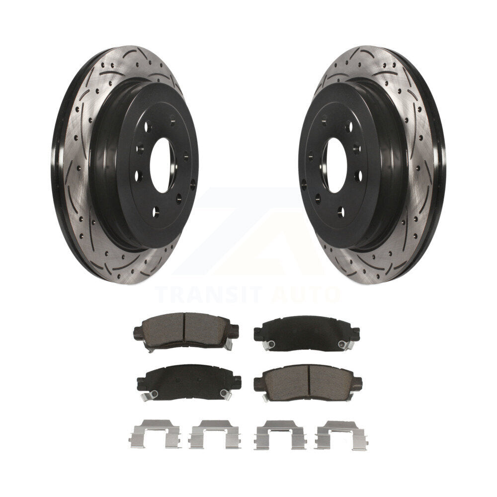 Coated Disc Rotors and Ceramic Brake Pads Kit-KDC-100894 - Kit.bestparts.ca